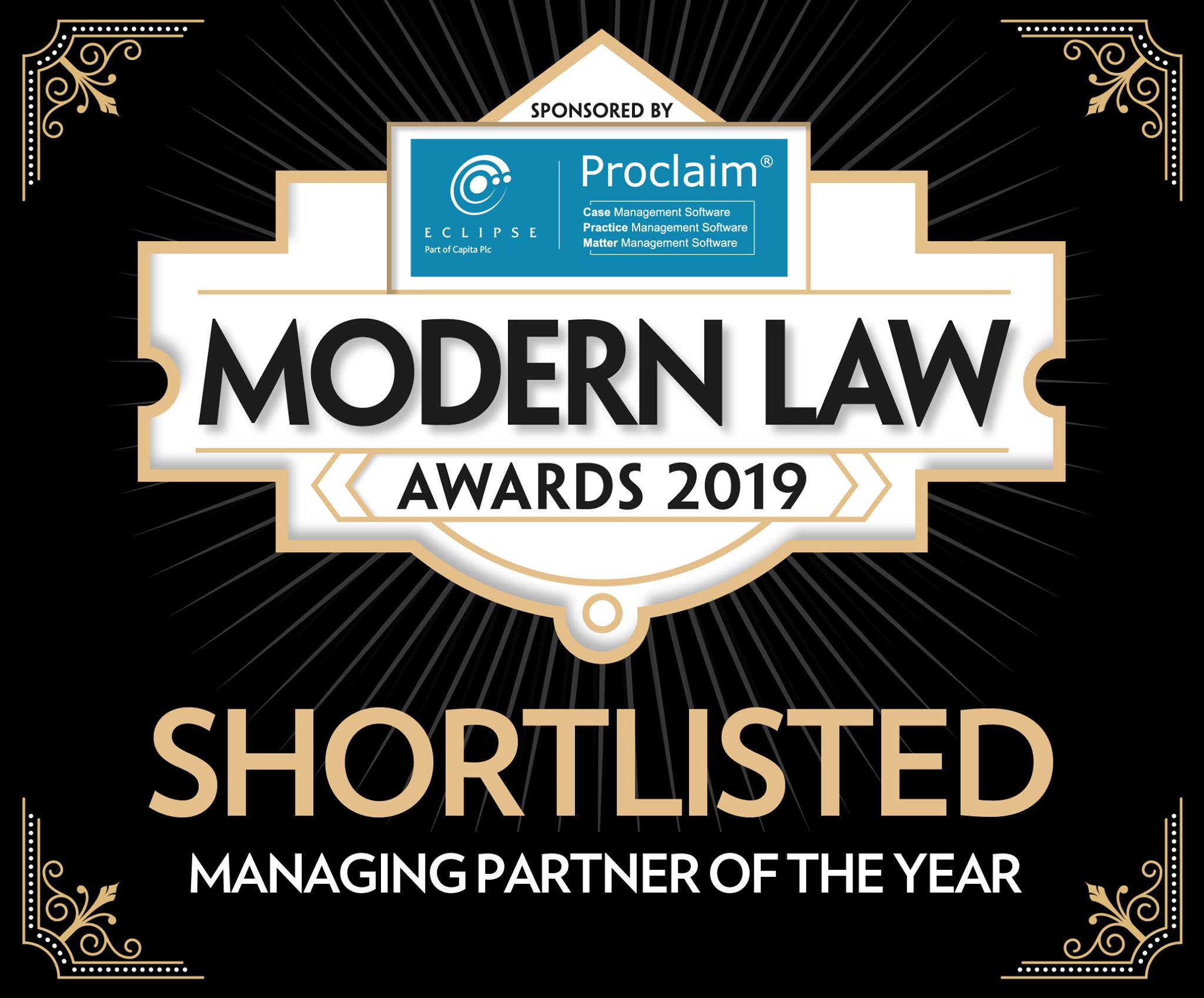 Devon Chamber Awards Finalist 2018 Portcullis Legals
