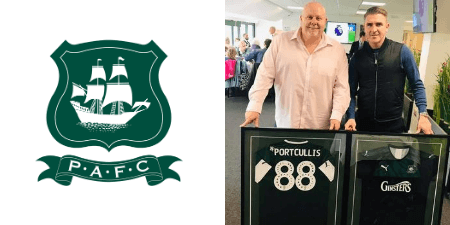 Plymouth Argyle Football Club Portcullis Legals Sponsorship Plymouth Raiders Proud sponsor Portcullis Legals